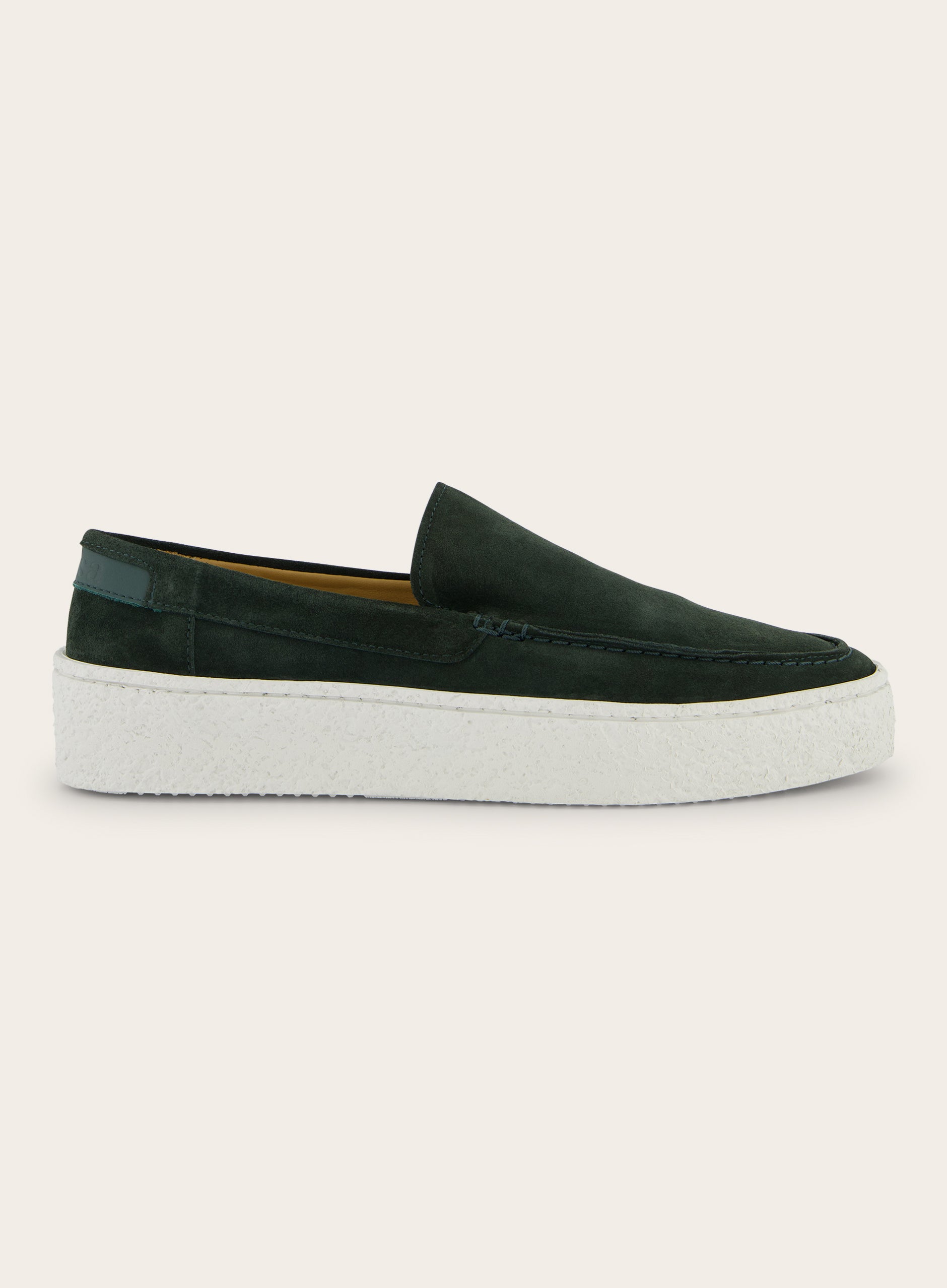 Sprezzatura loafers van suède | Groen