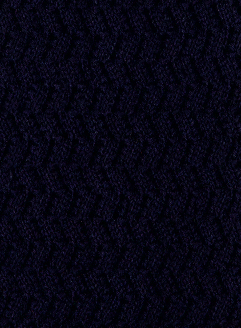 Knitted stropdas van wol | FULL_WIDTH | BLUE NAVY