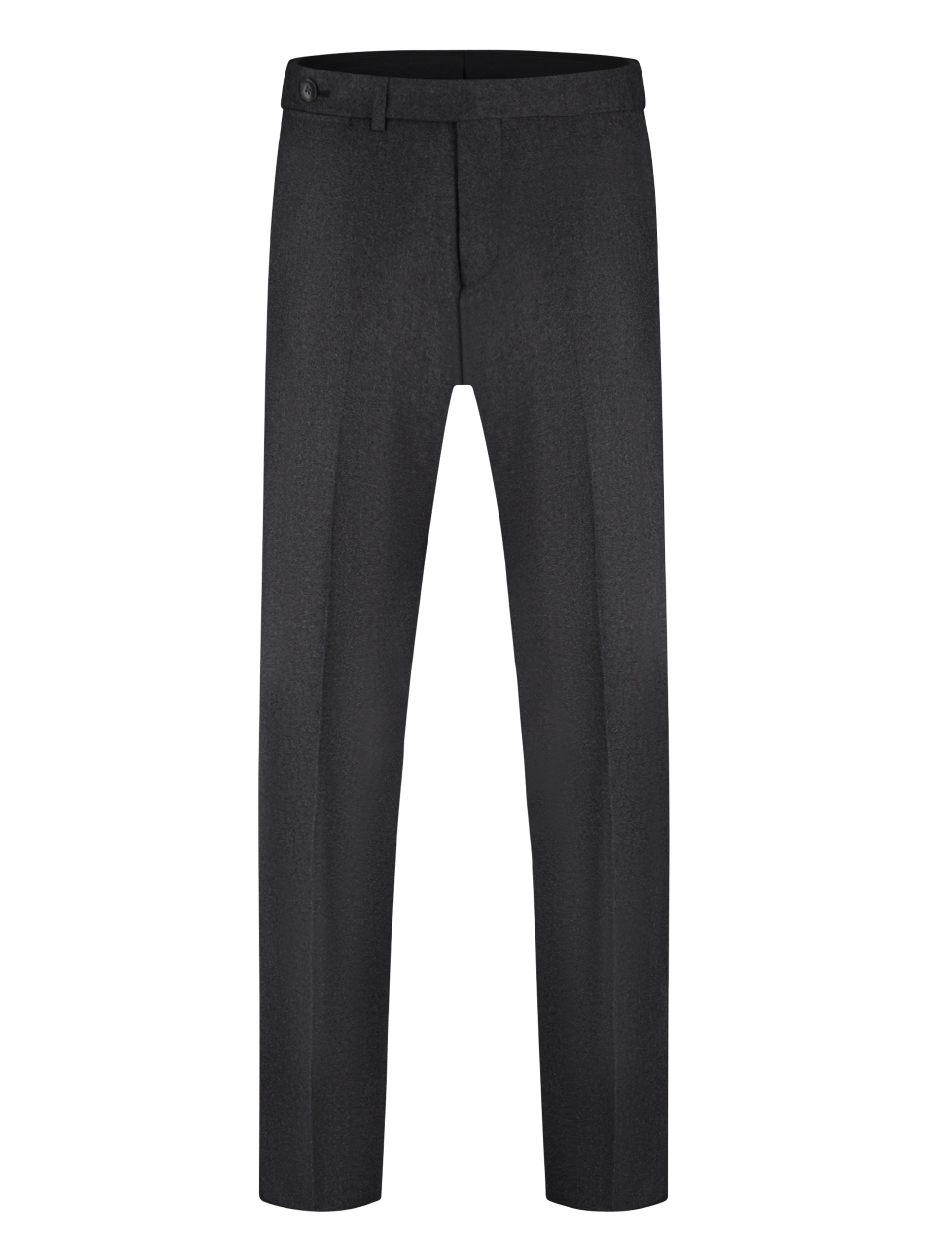 Pantalon van wol | Antraciet