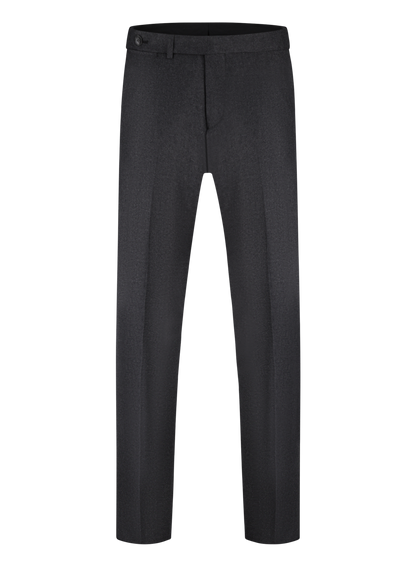Pantalon van wol | Antraciet