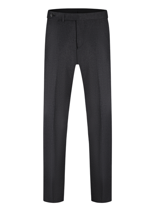 Pantalon van wol | Antraciet