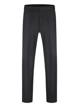 Pantalon van wol | Antraciet