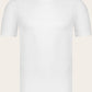 Slim-fit linnen T-shirt | Wit