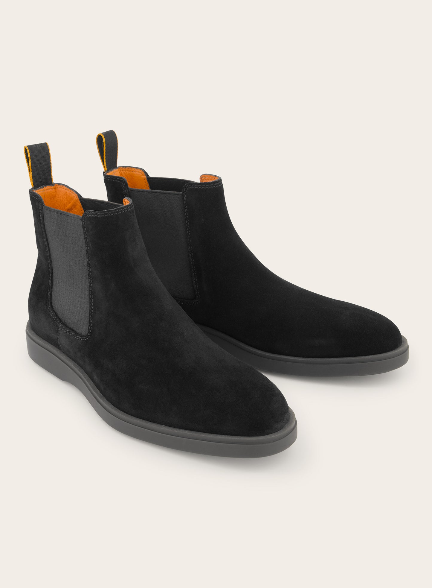 Detroit Chelsea boots van suède | Zwart