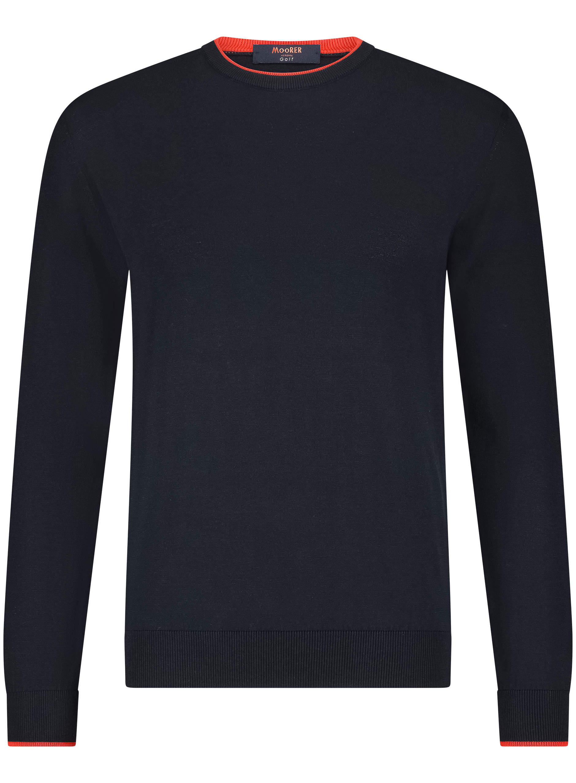 Crewneck van katoen en zijde | BLUE NAVY