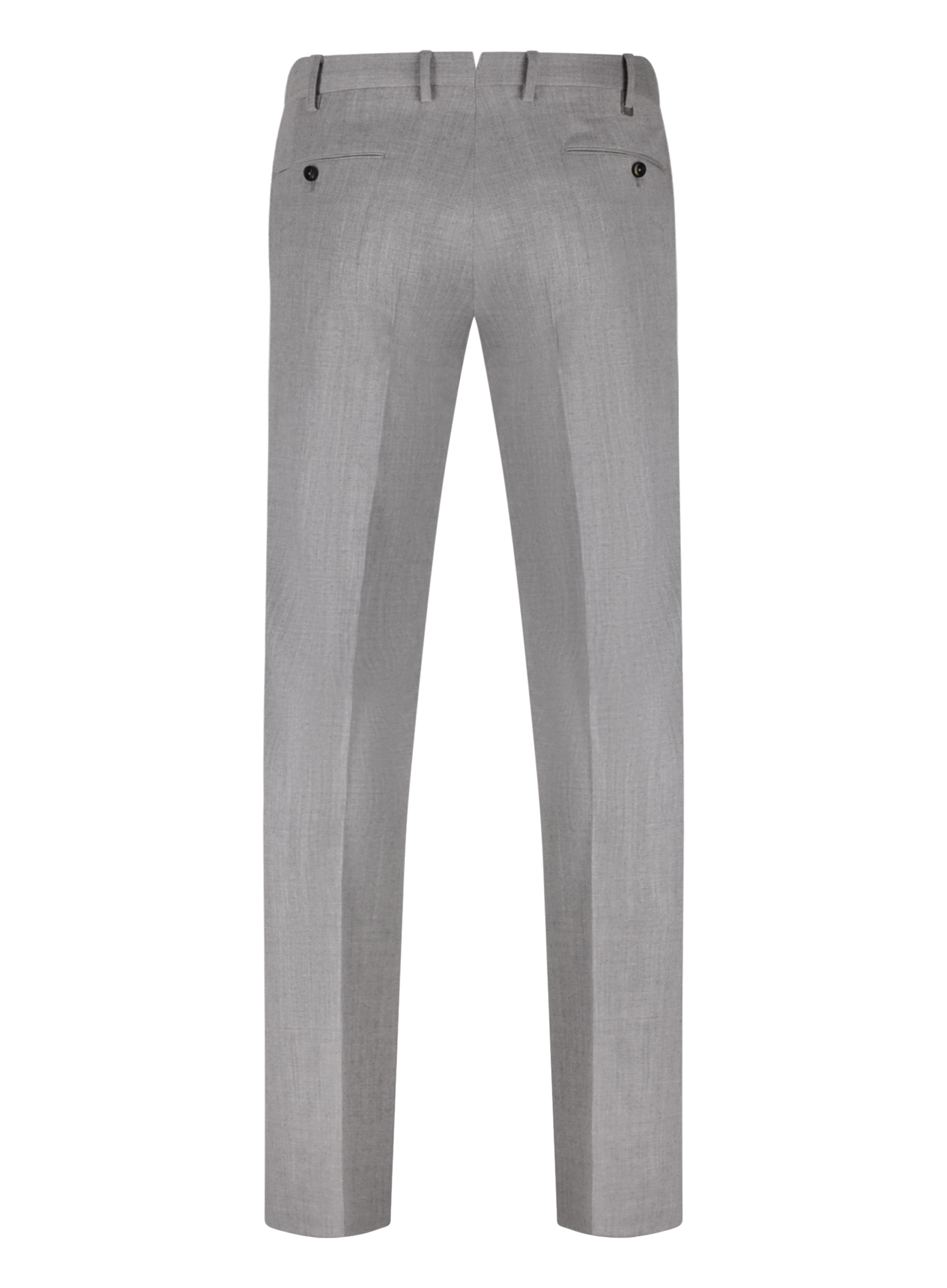 Pantalon van wol en zijde | L.Grijs