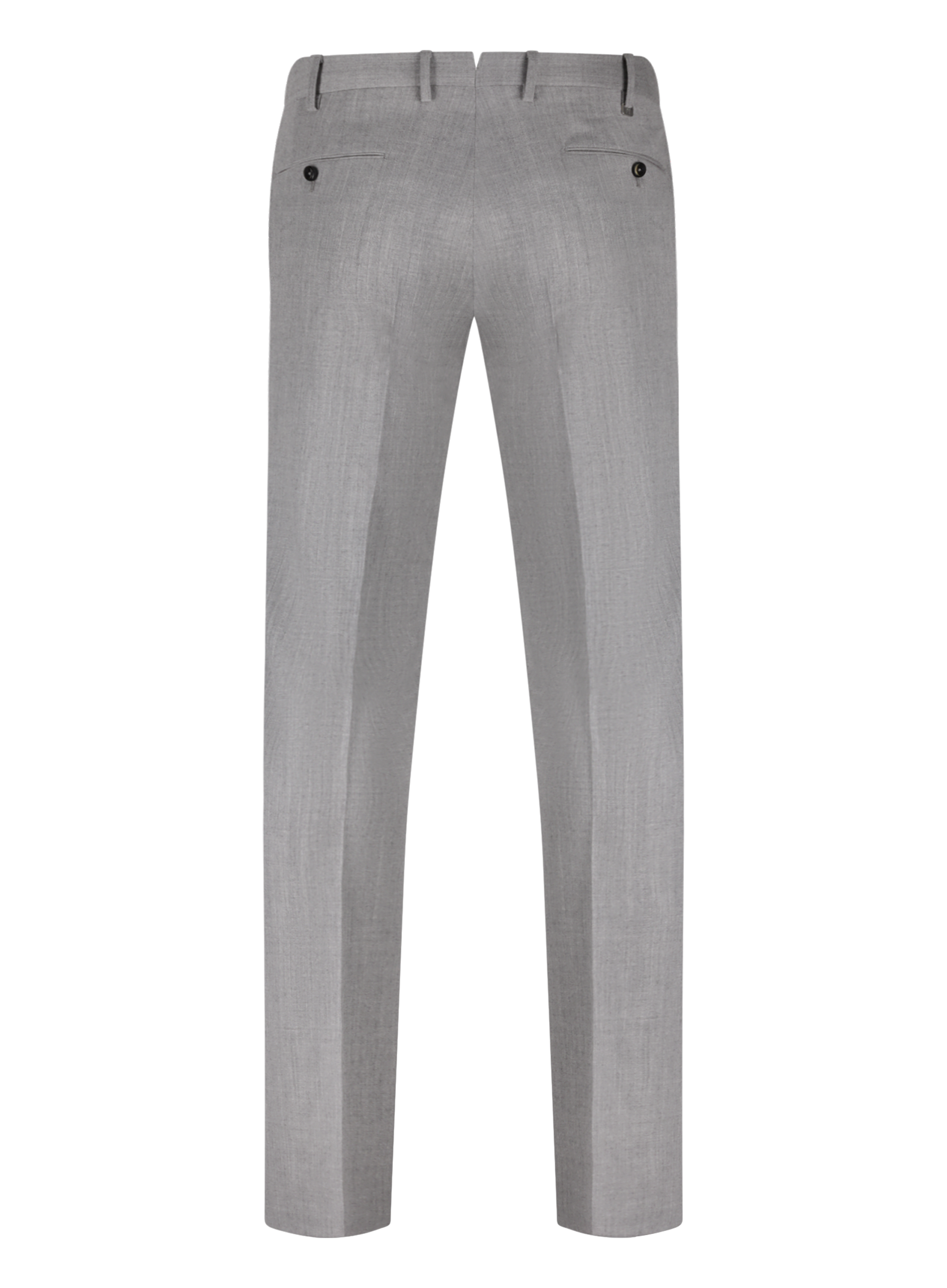 Pantalon van wol en zijde | L.Grijs