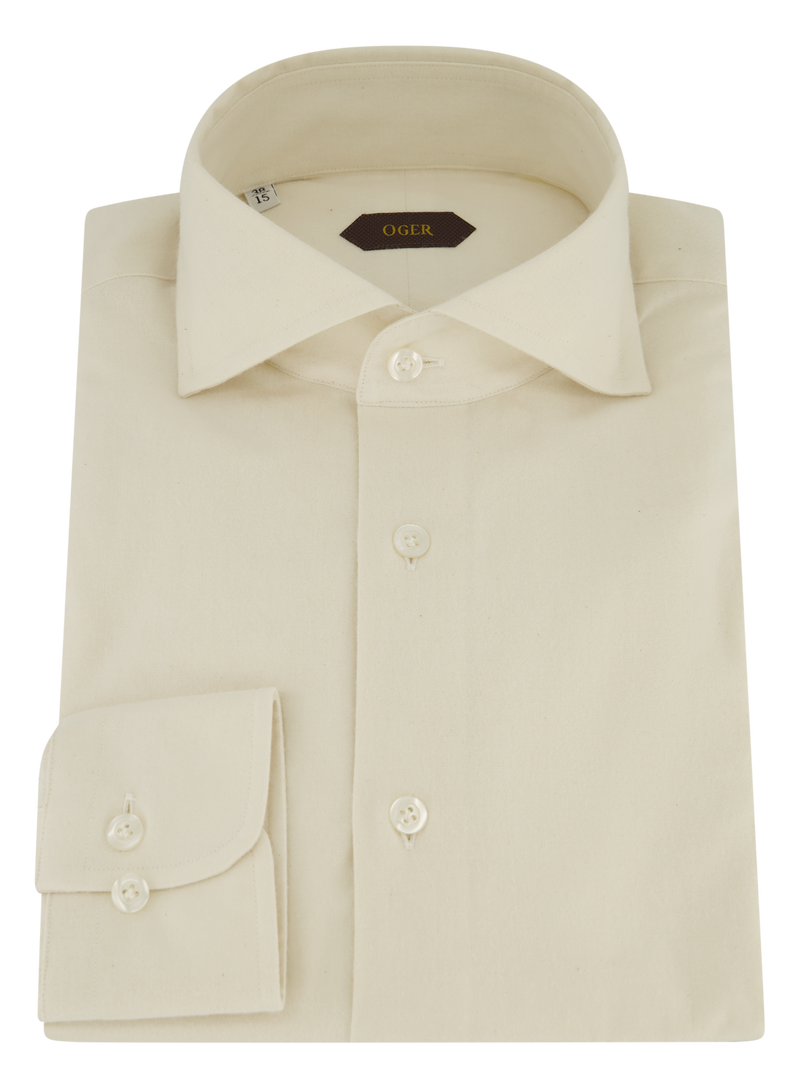 Shirt van katoen | Beige