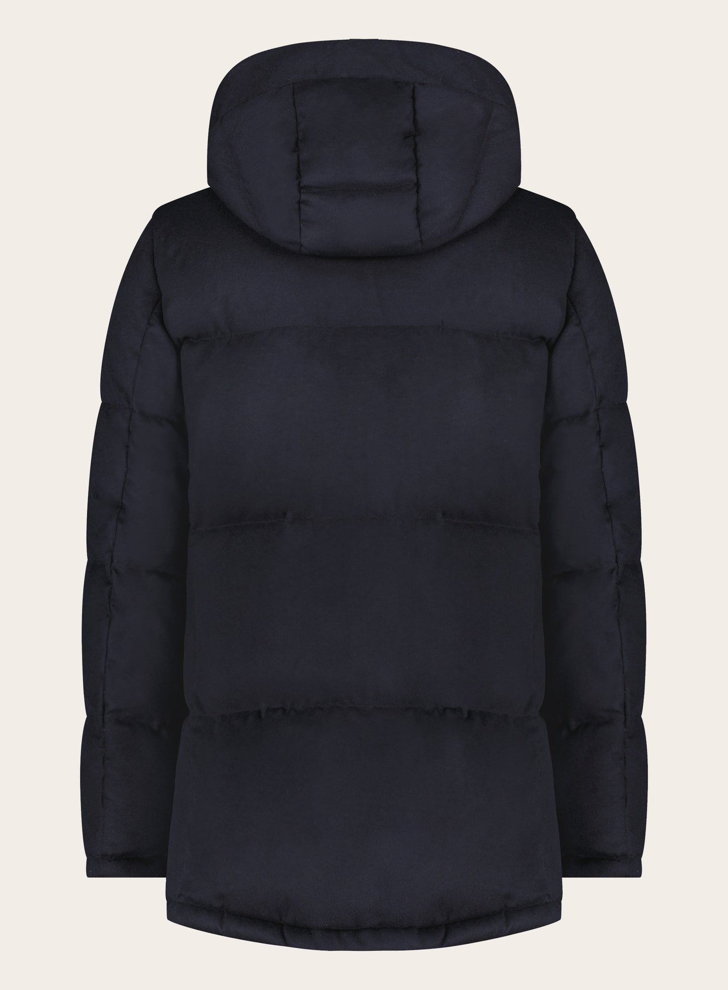 Puffer coat made of Cashmere, Wool and Elastane