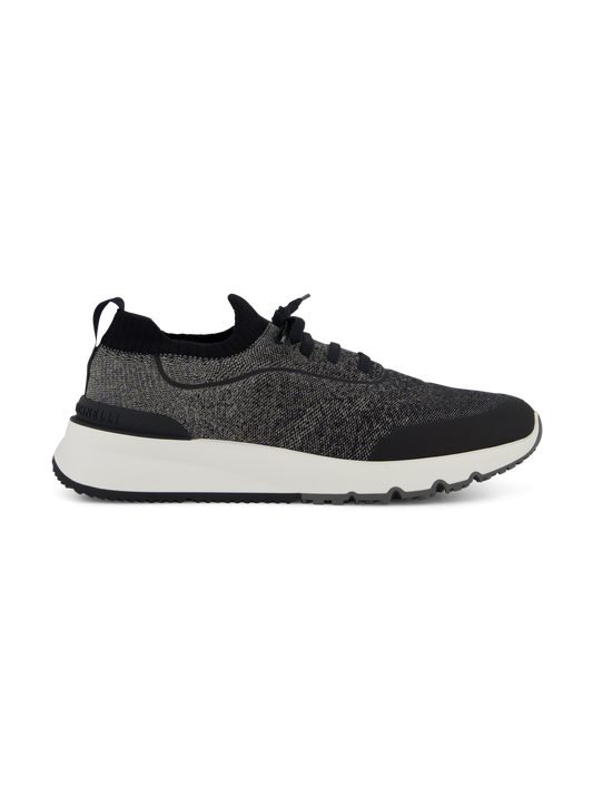 Knitted Low Top Sneakers