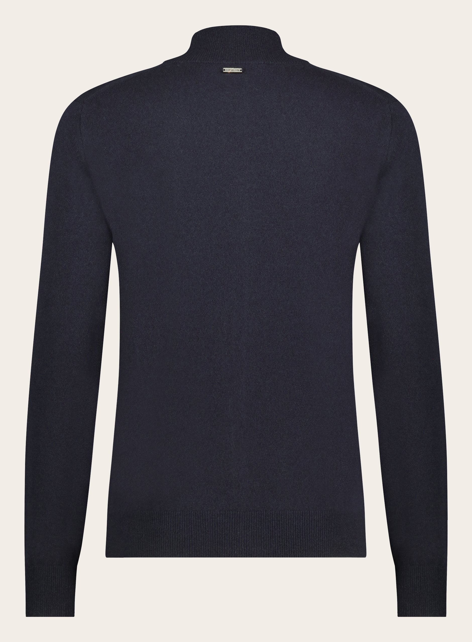 Ritsvest van wol en cashmere | BLUE NAVY