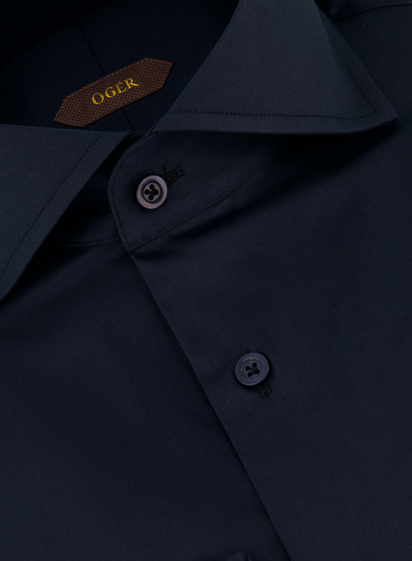 Shirt van katoen met stretch | FULL_WIDTH | BLUE NAVY