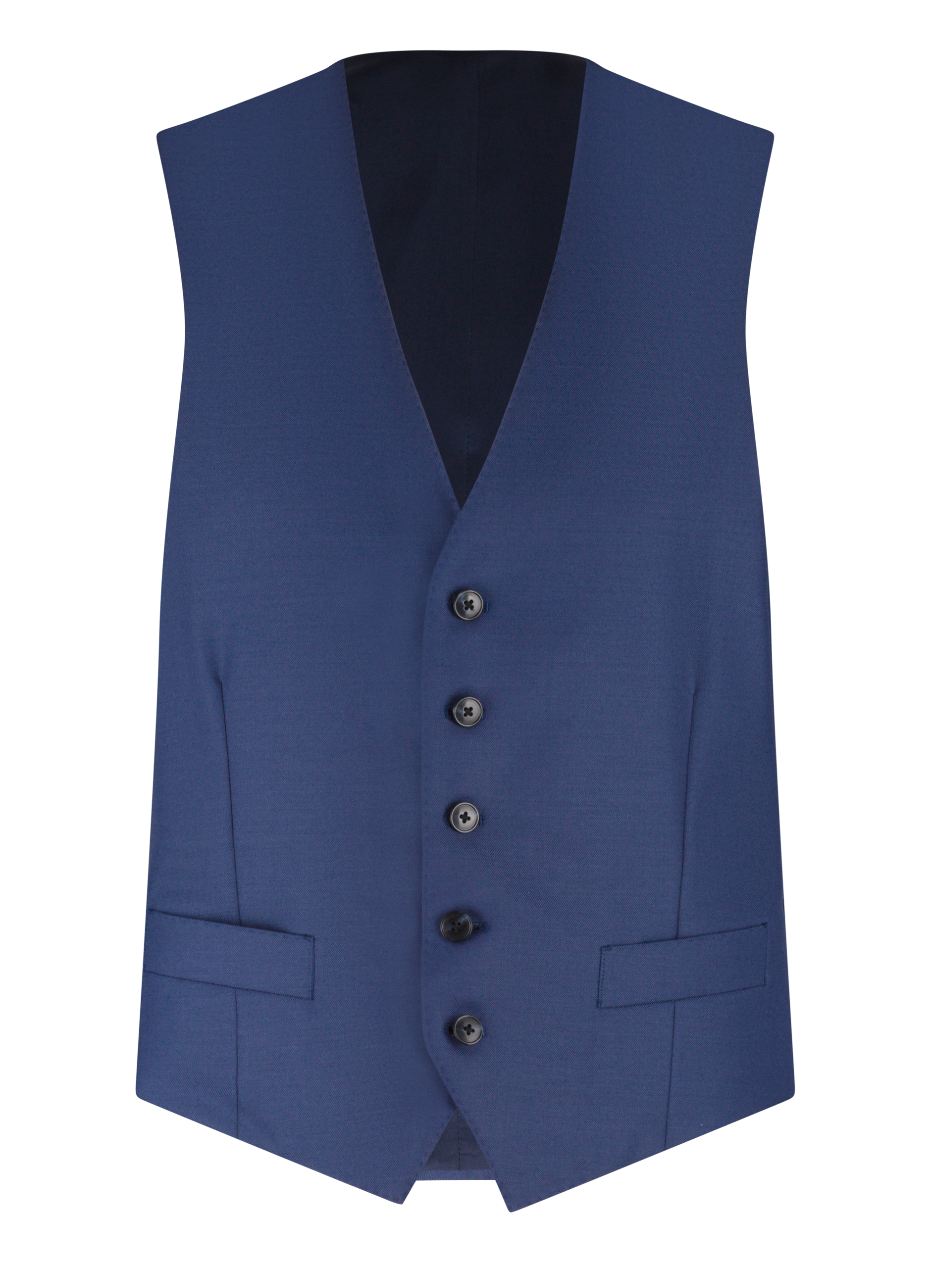 Driedelig pak van wol | Blauw