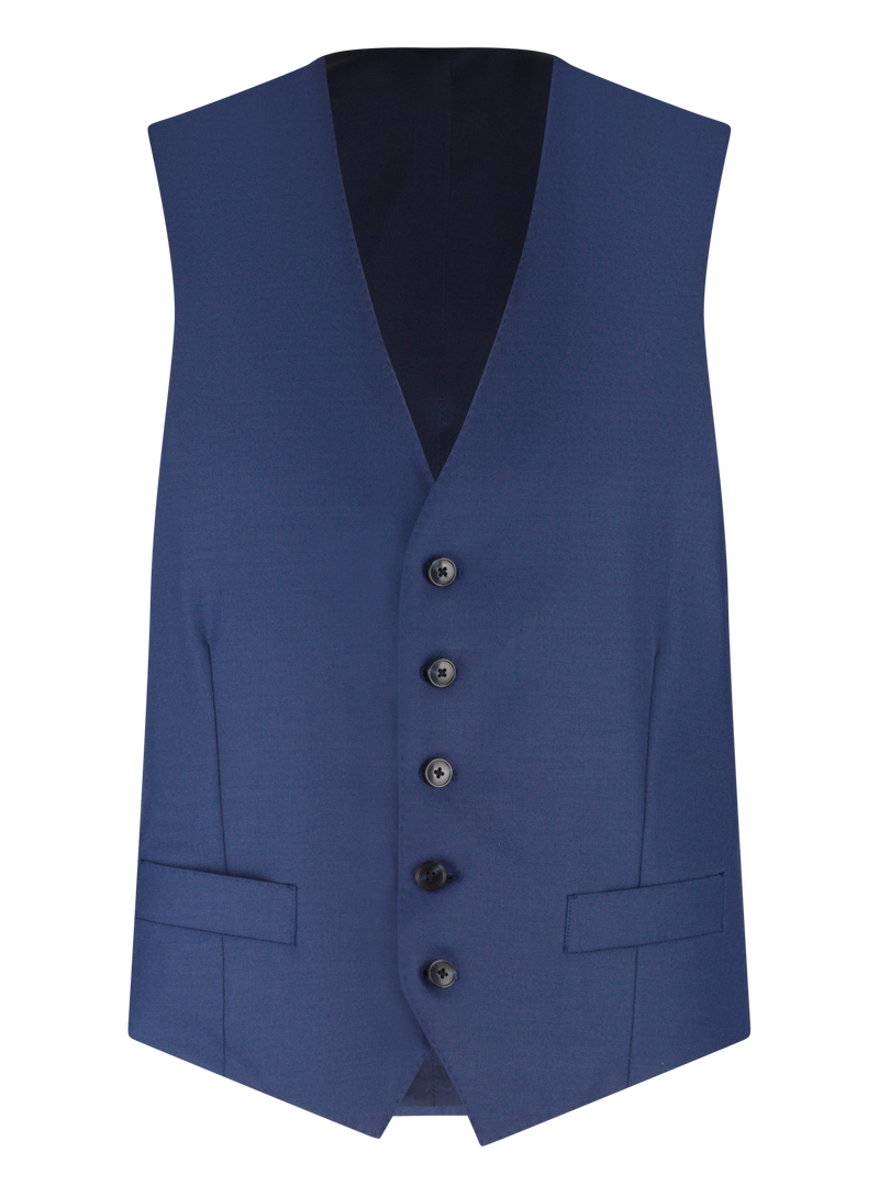 Driedelig pak van wol | Blauw