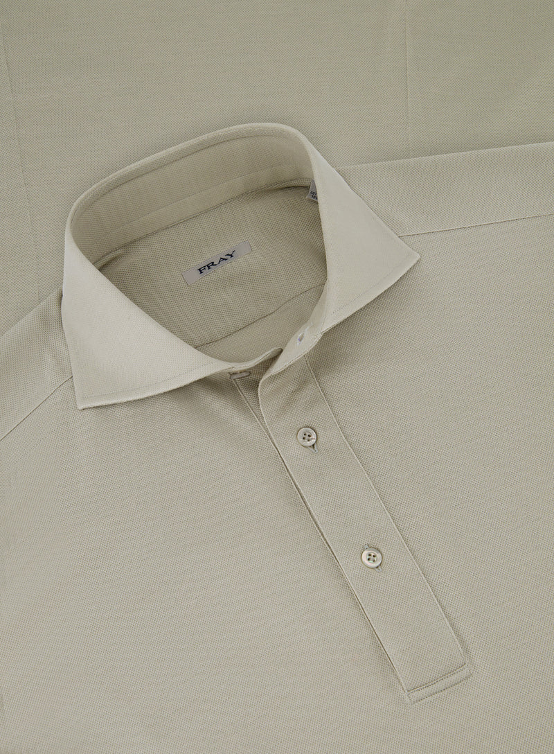 Polo van katoen | FULL_WIDTH | Beige