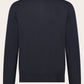 Slim-fit half-zip trui van wol en cashmere | BLUE NAVY