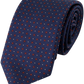 Zijde Stropdas met Bloemenprint | BLUE NAVY