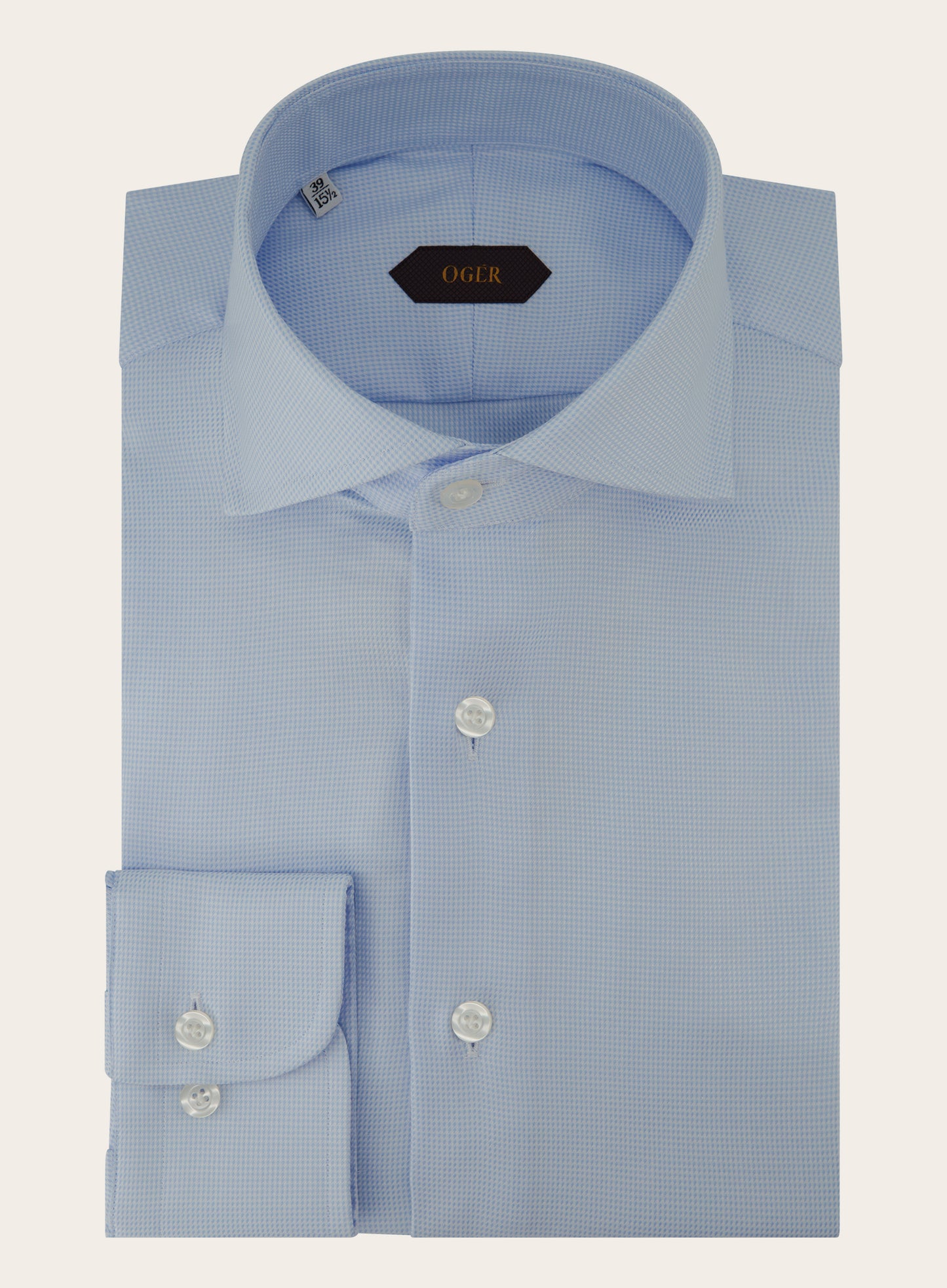 Royal Oxford shirt van katoen | L.Blauw