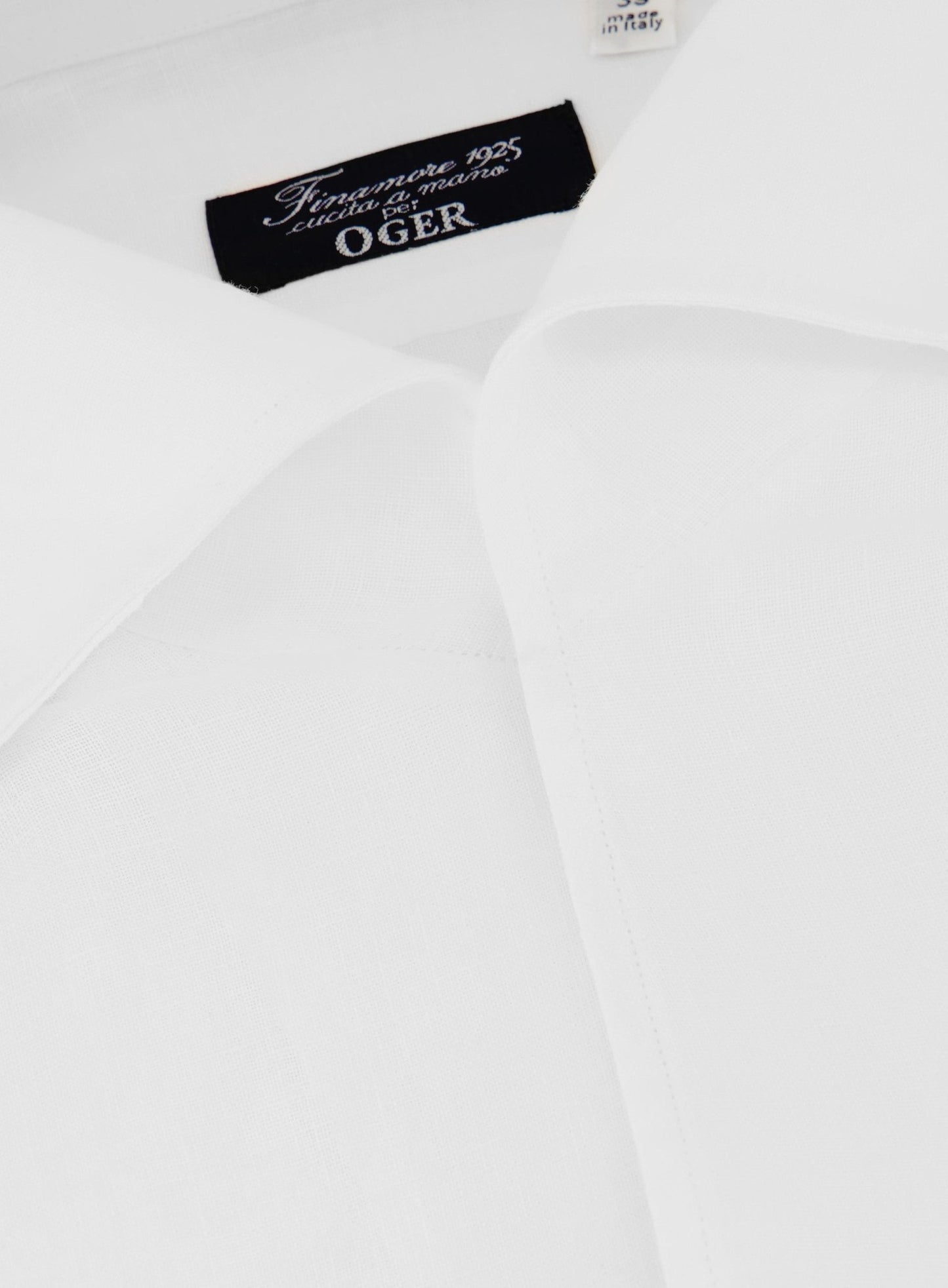 Regular-fit shirt van linnen | Wit