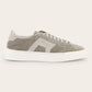 Double Buckle sneakers van velour | Taupe