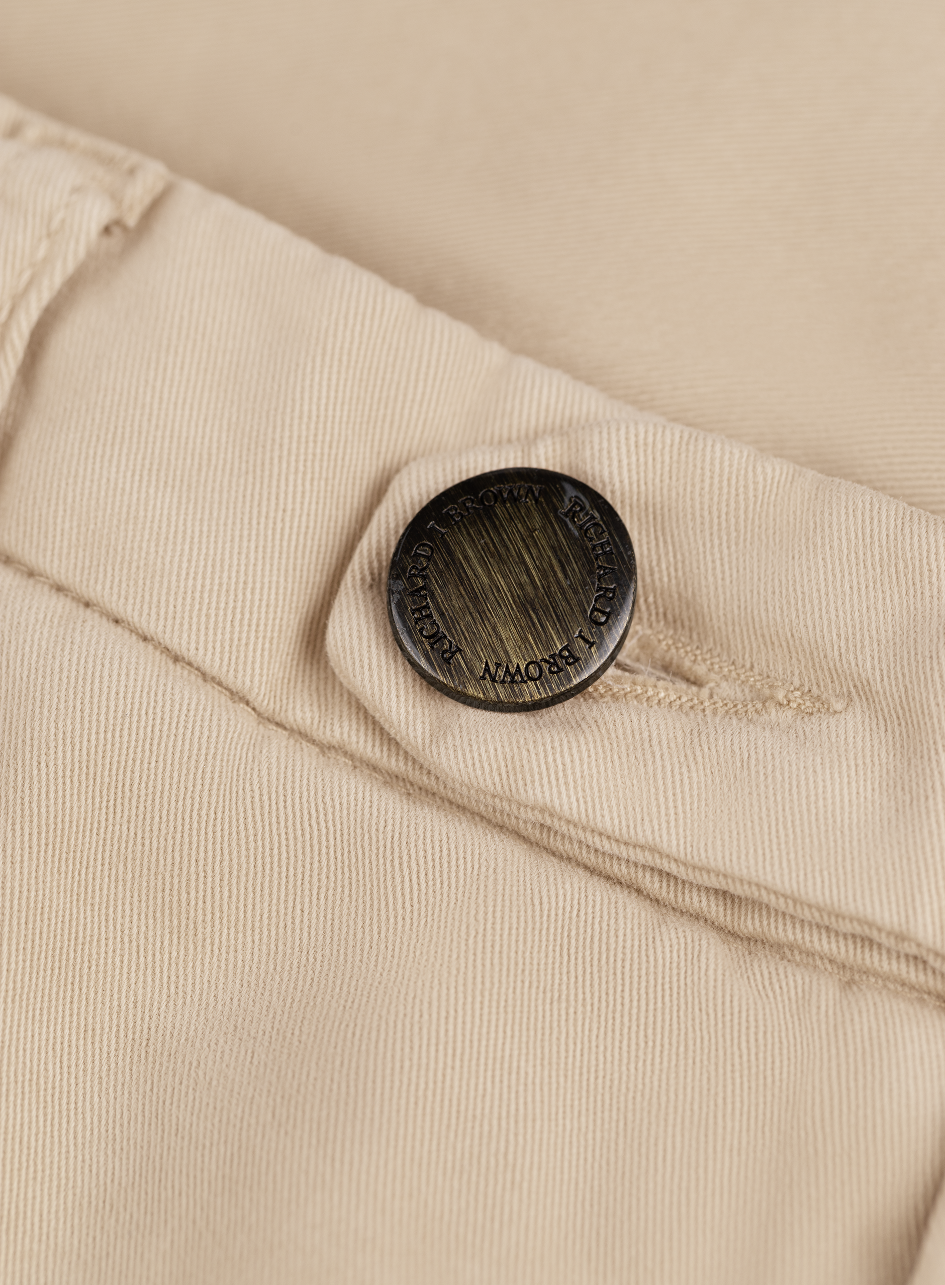 Singapore pantalon van katoen en cashmere | FULL_WIDTH | Beige