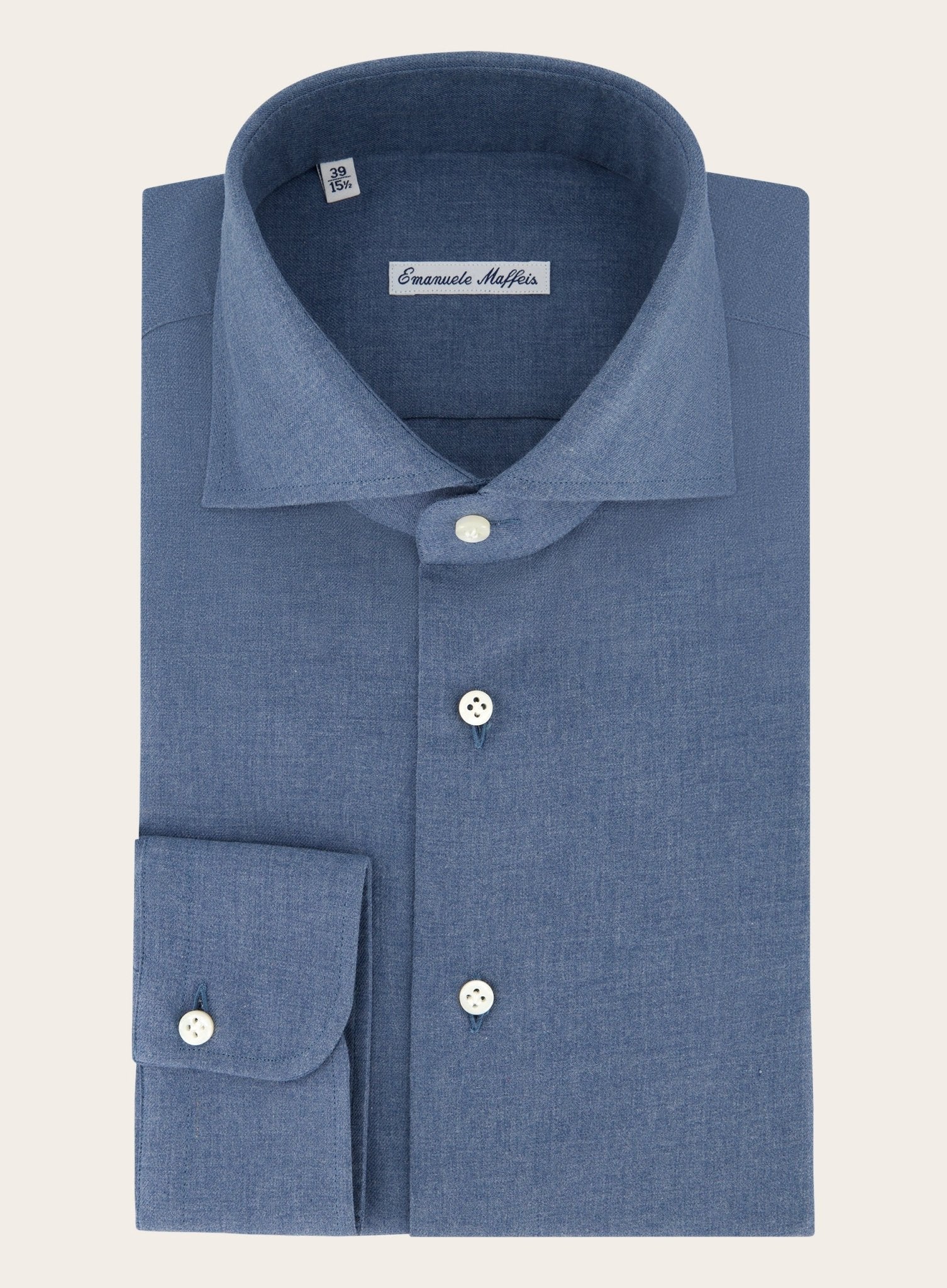 Shirt van katoen | JEANS BLAUW