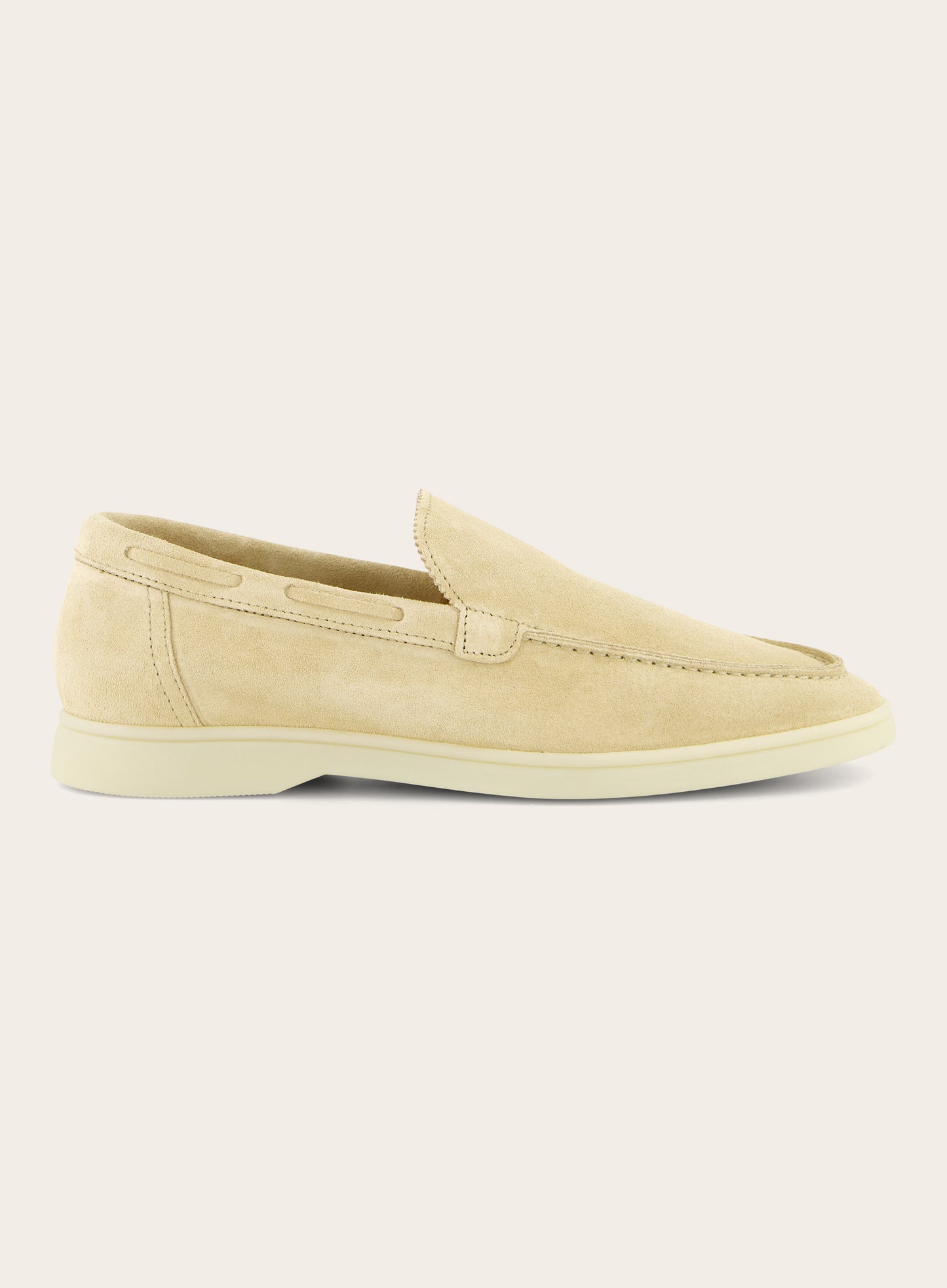 Loafers van suède | Beige