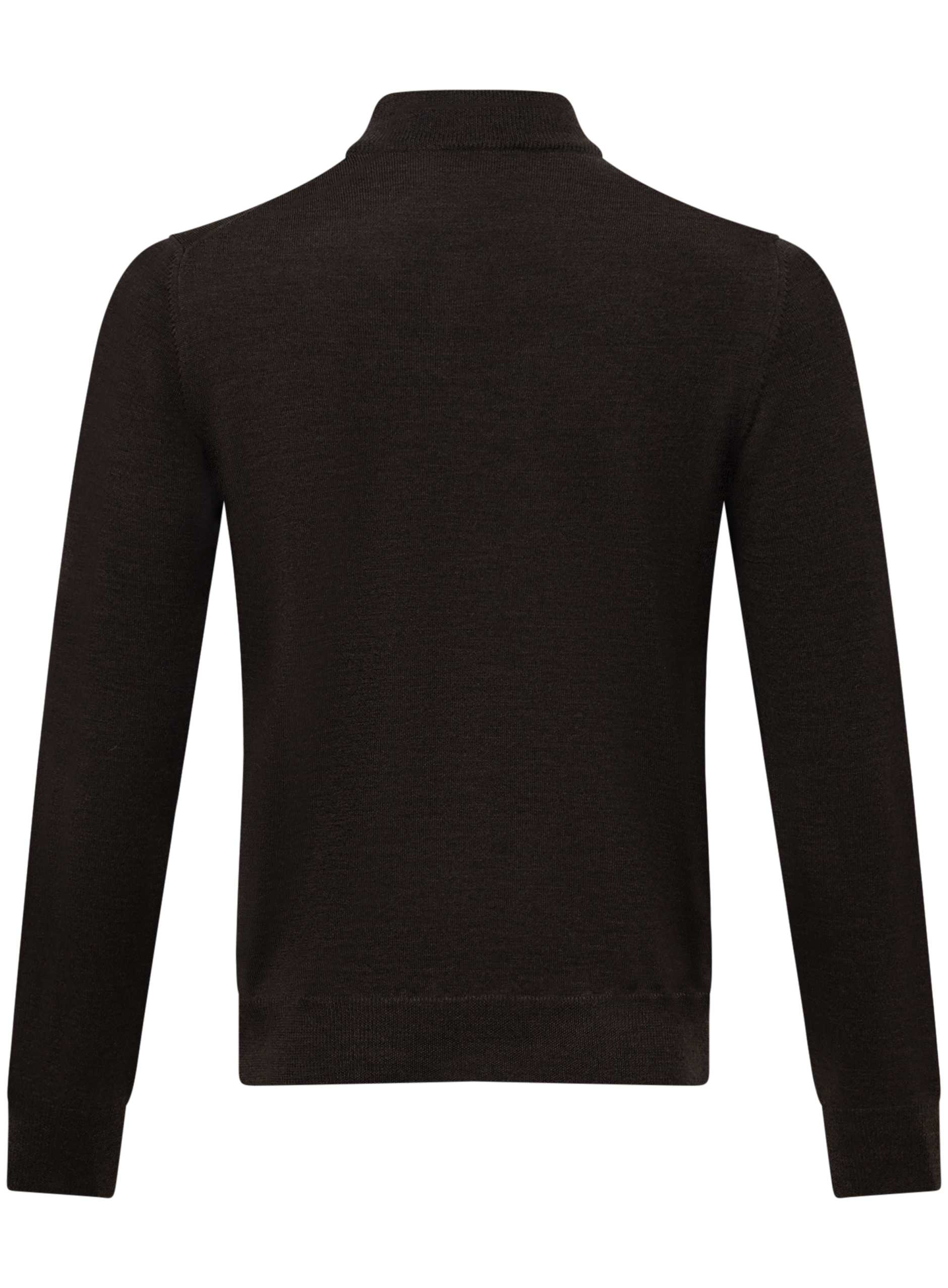 Mockneck trui van virgin wol | FULL_WIDTH | Bruin