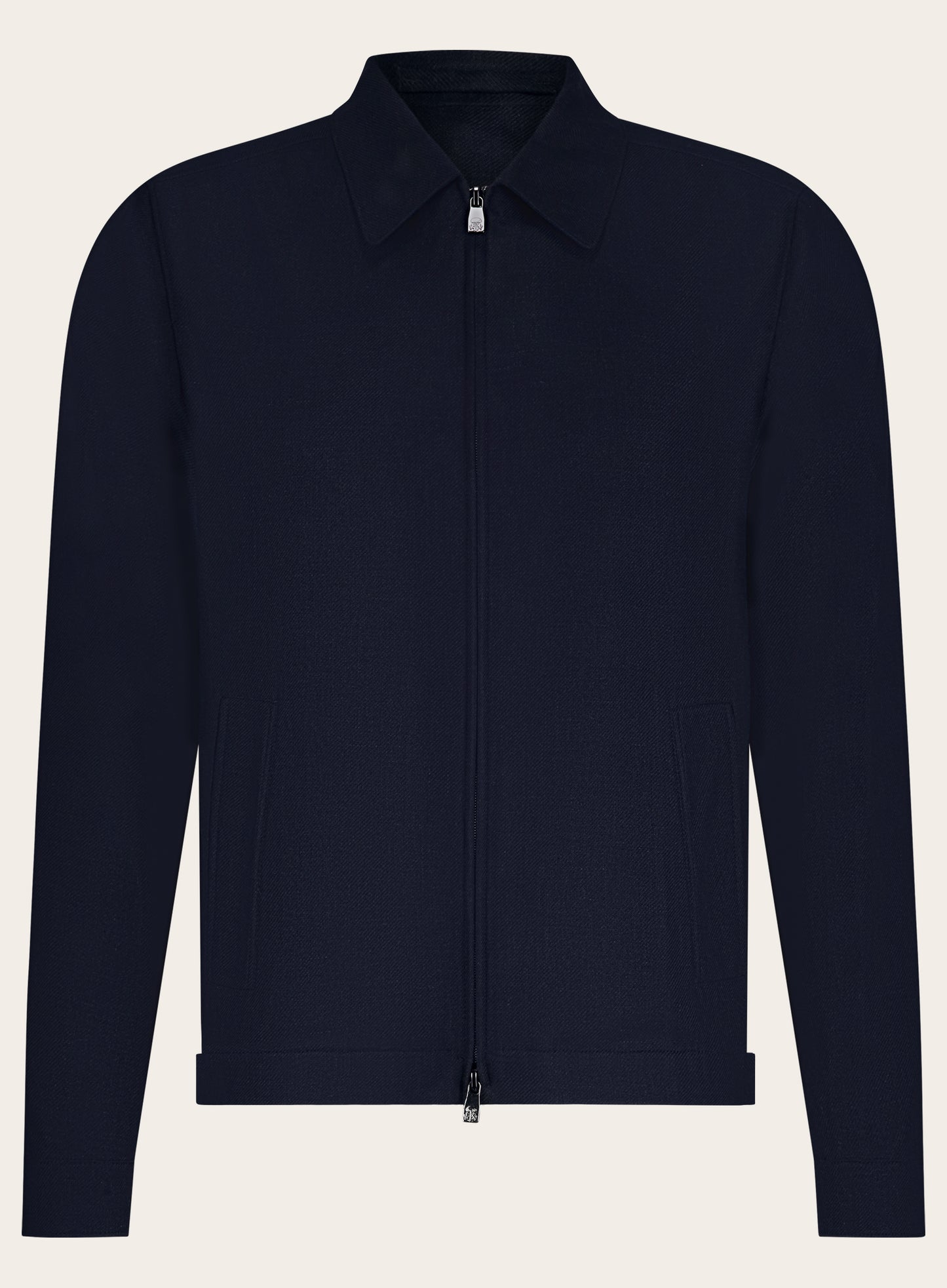 Overshirt van zijde | BLUE NAVY