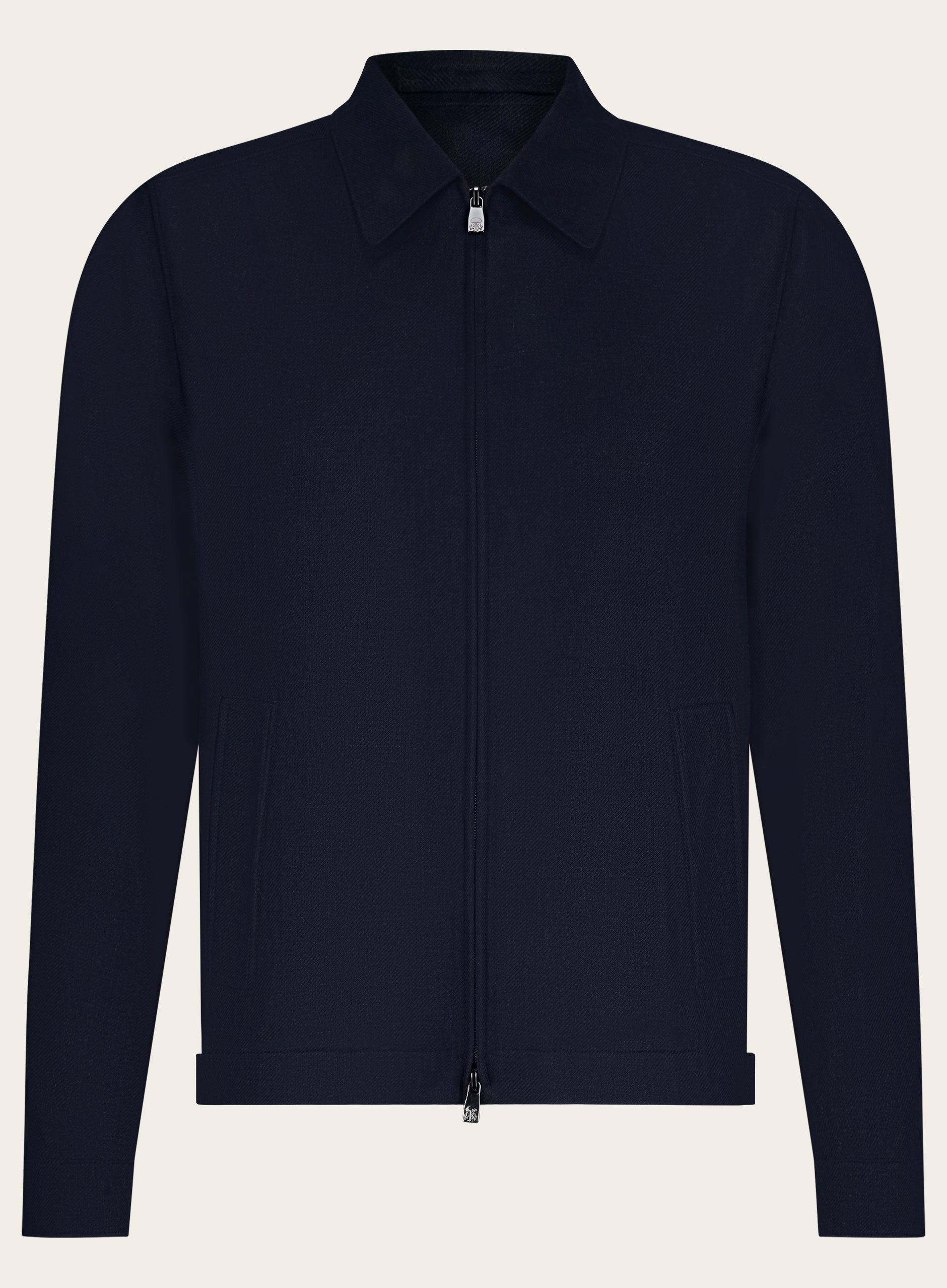 Overshirt van zijde | BLUE NAVY