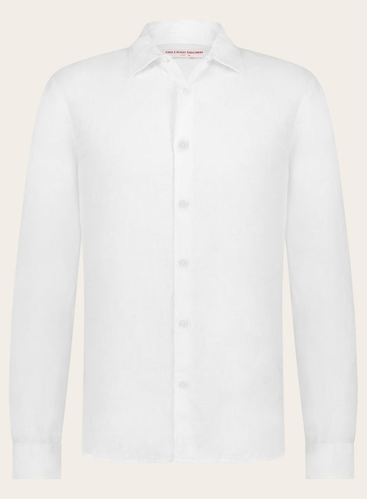 Shirt van linnen | Wit