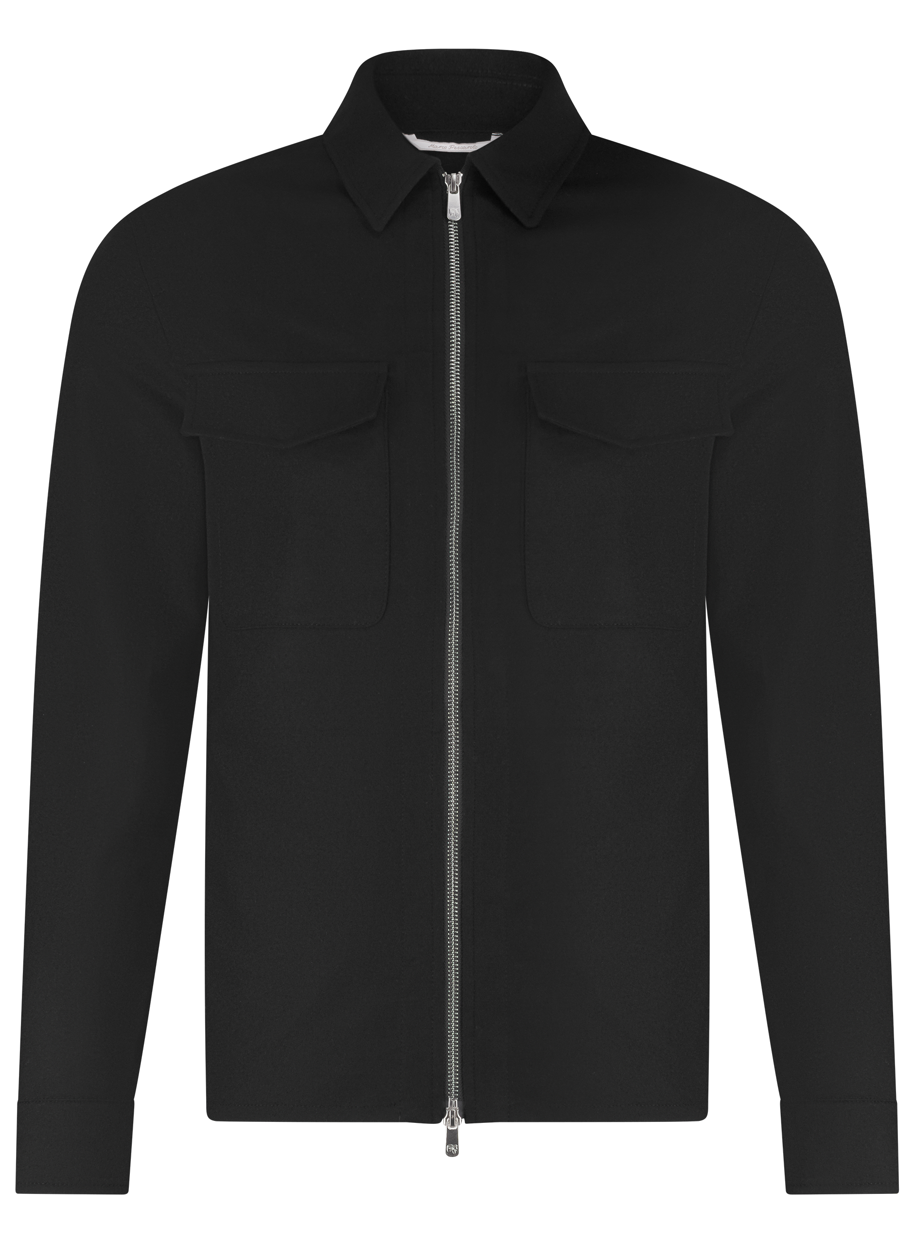Urus overshirt van wol en cashmere | Zwart