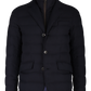 Gewatteerde jas met uitneembaar binnenwerk | BLUE NAVY