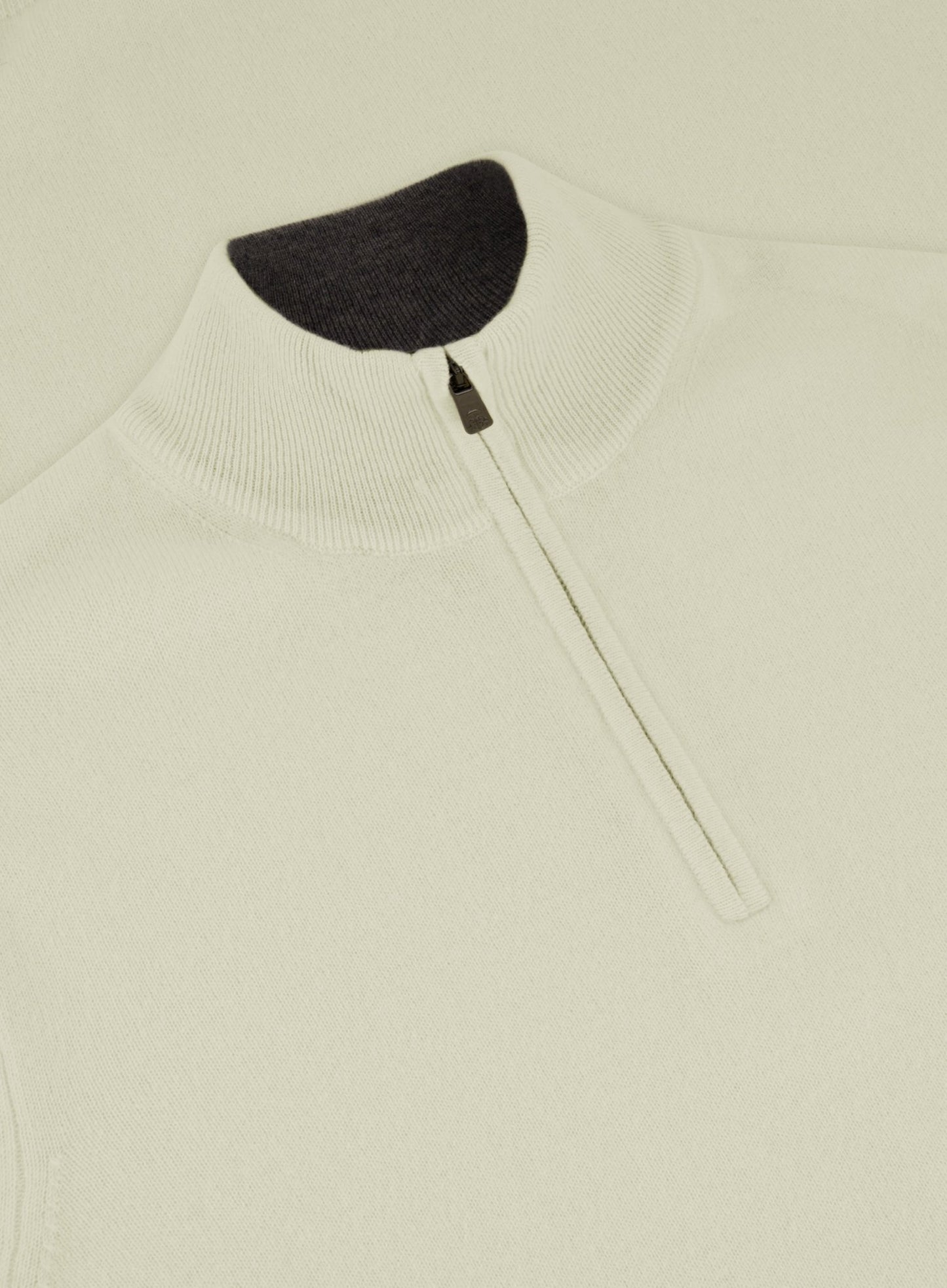 Half-zip vest van wol en cashmere  | Off-White