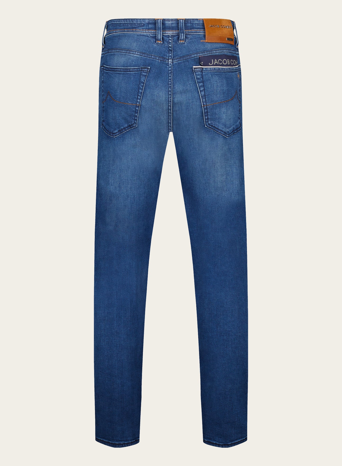 Slim-fit 5-pocket jeans | Blauw