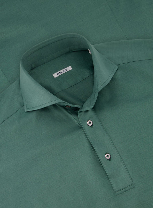 Polo mit kurzen Ärmeln aus Baumwolle