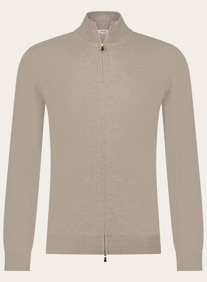 Ritsvest van wol | L.BEIGE 