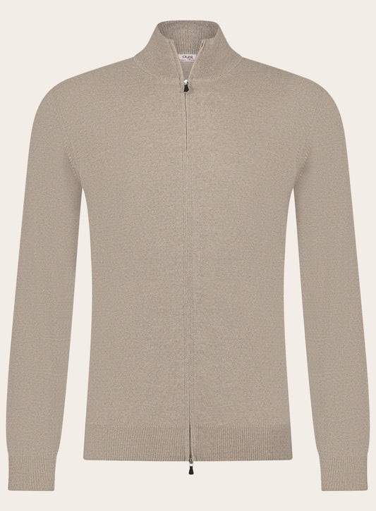 Ritsvest van wol | L.BEIGE 