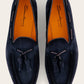 Tassel loafers van suède | BLUE NAVY