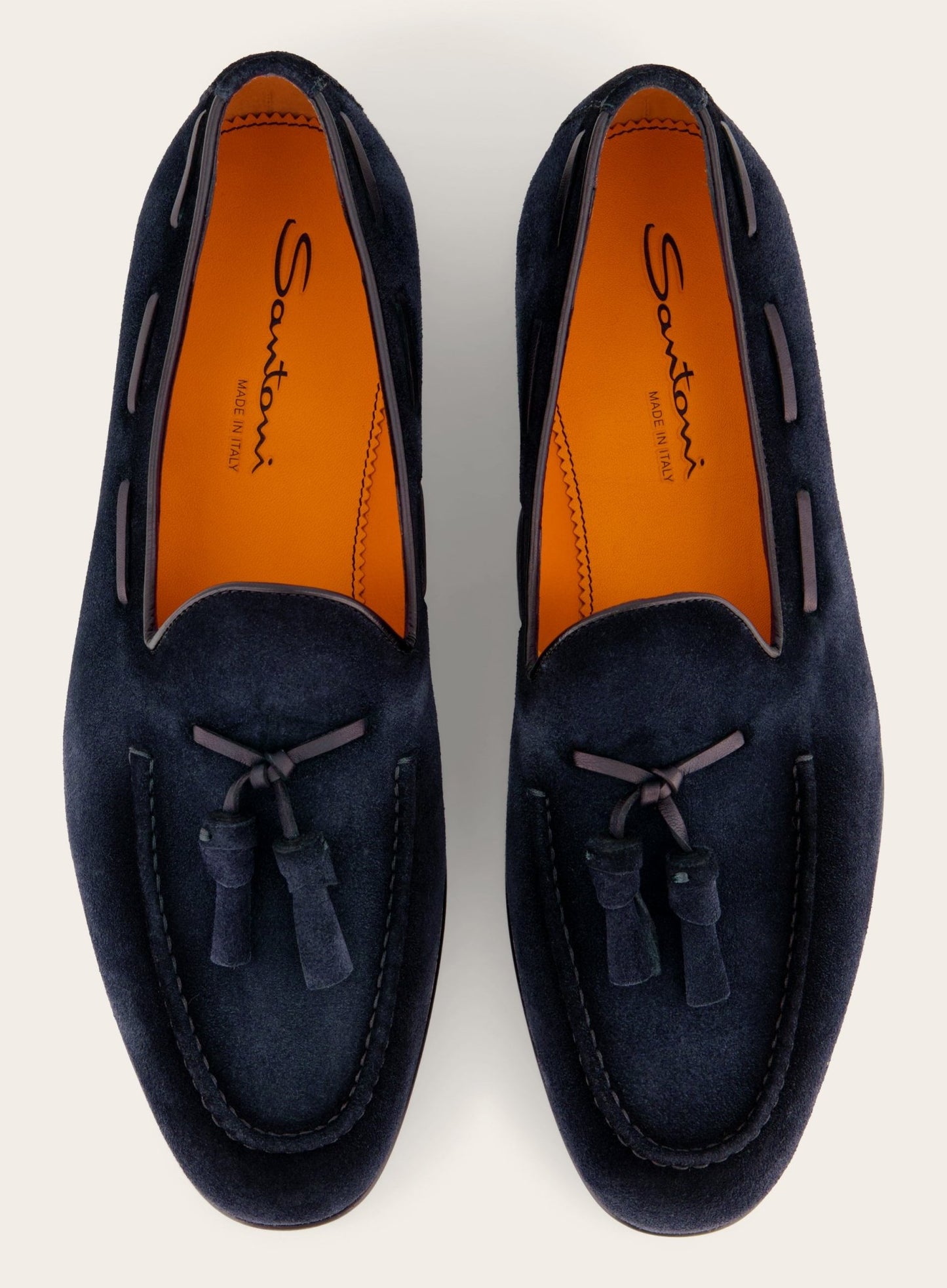 Tassel loafers van suède | BLUE NAVY