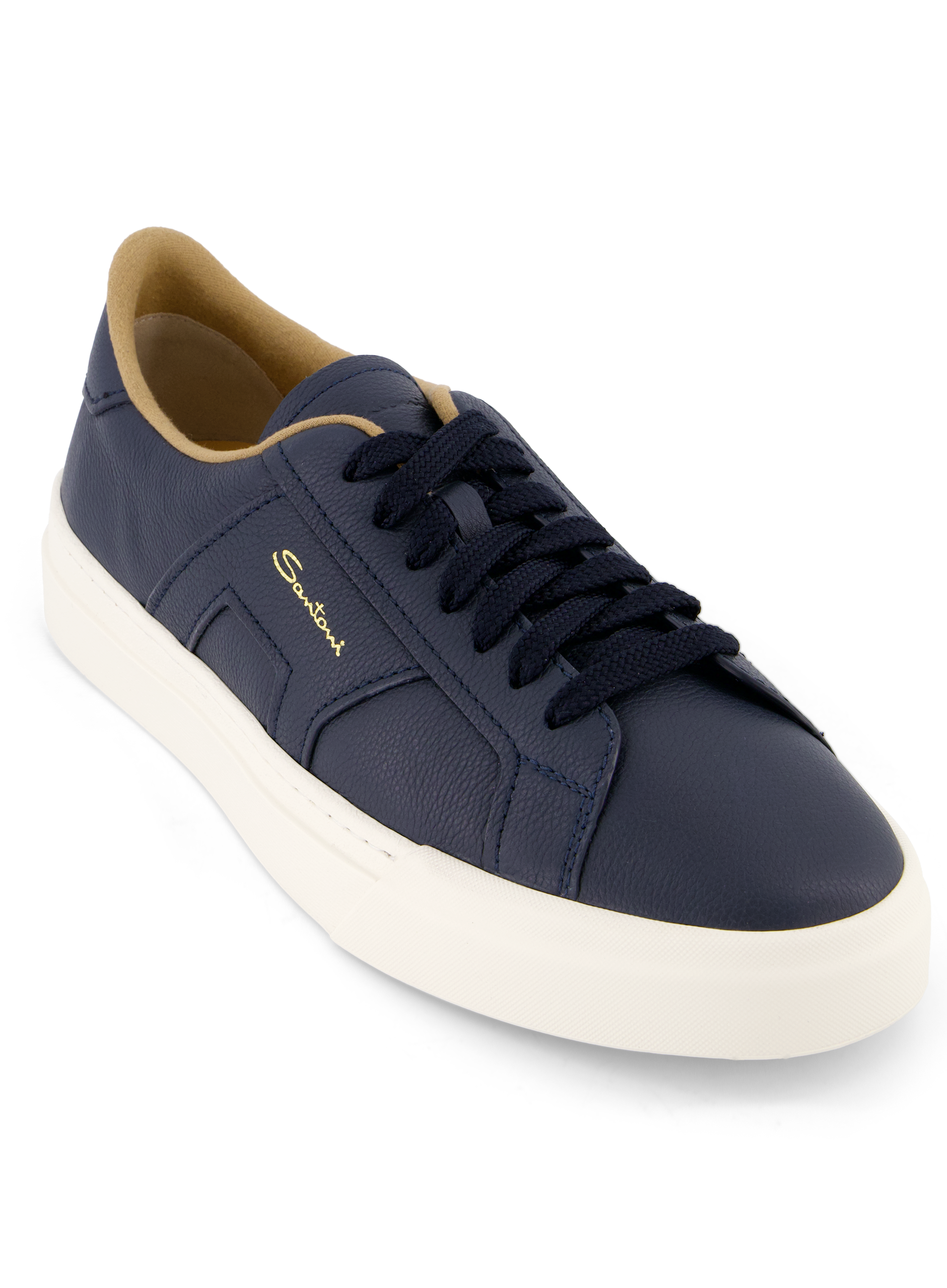  Sneakers van leer | BLUE NAVY