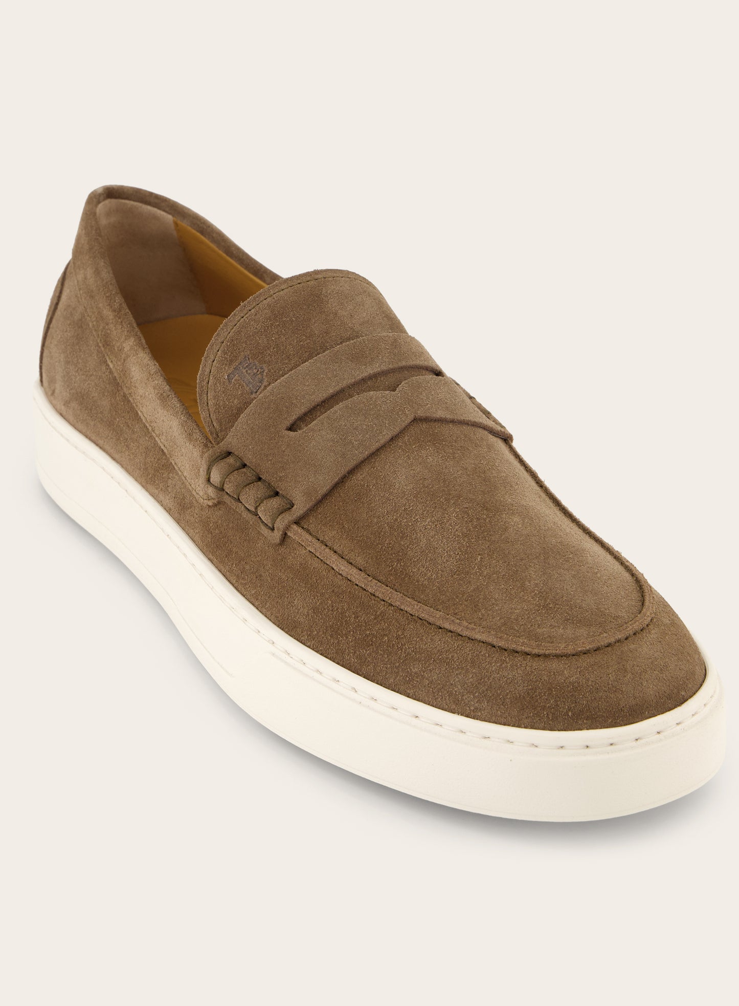 Penny loafers van suède | Bruin