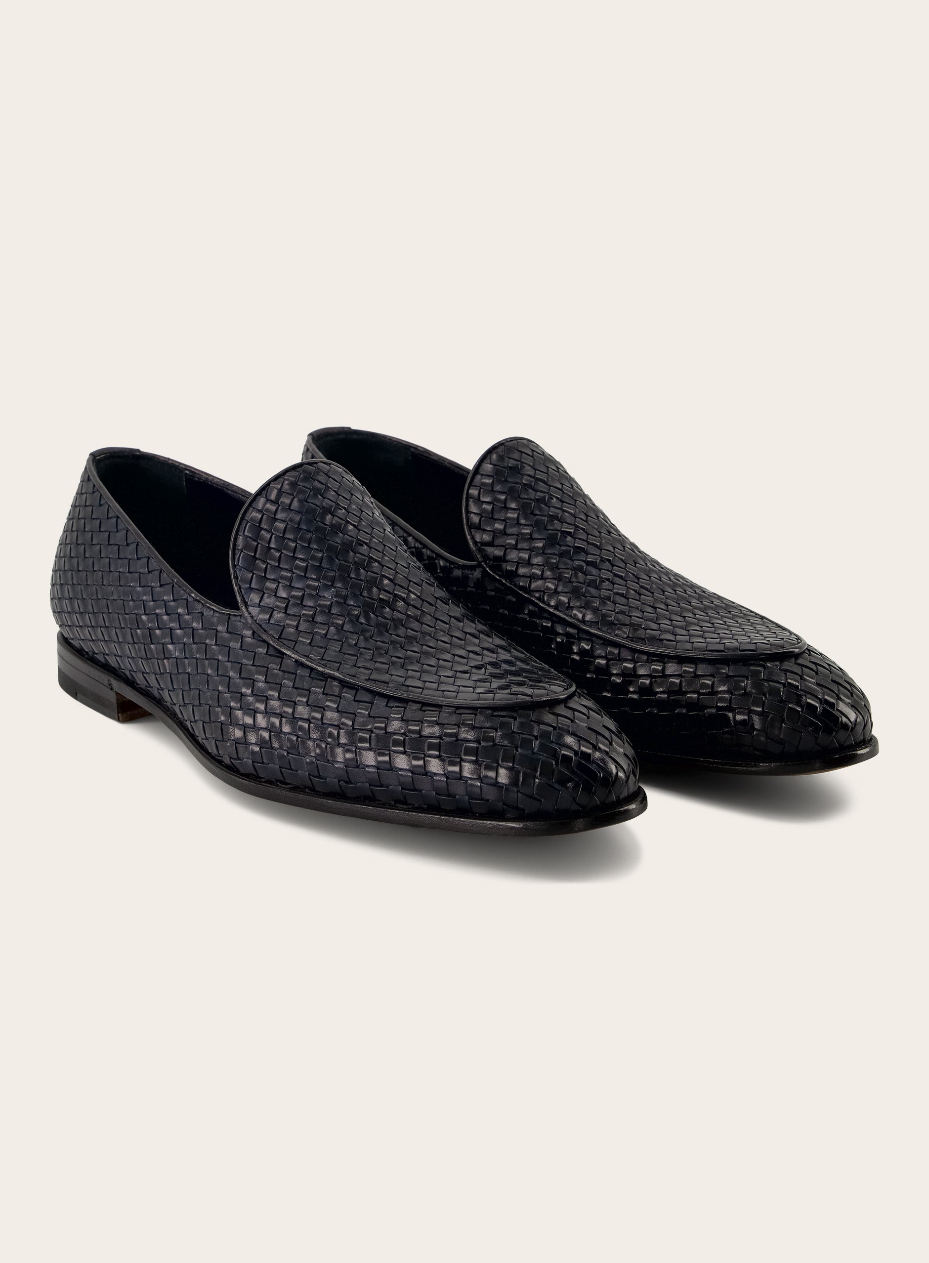 Antonino loafers van leer | BLUE NAVY