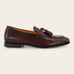 Carlos tassel loafers van leer | DARK BORDEAUX