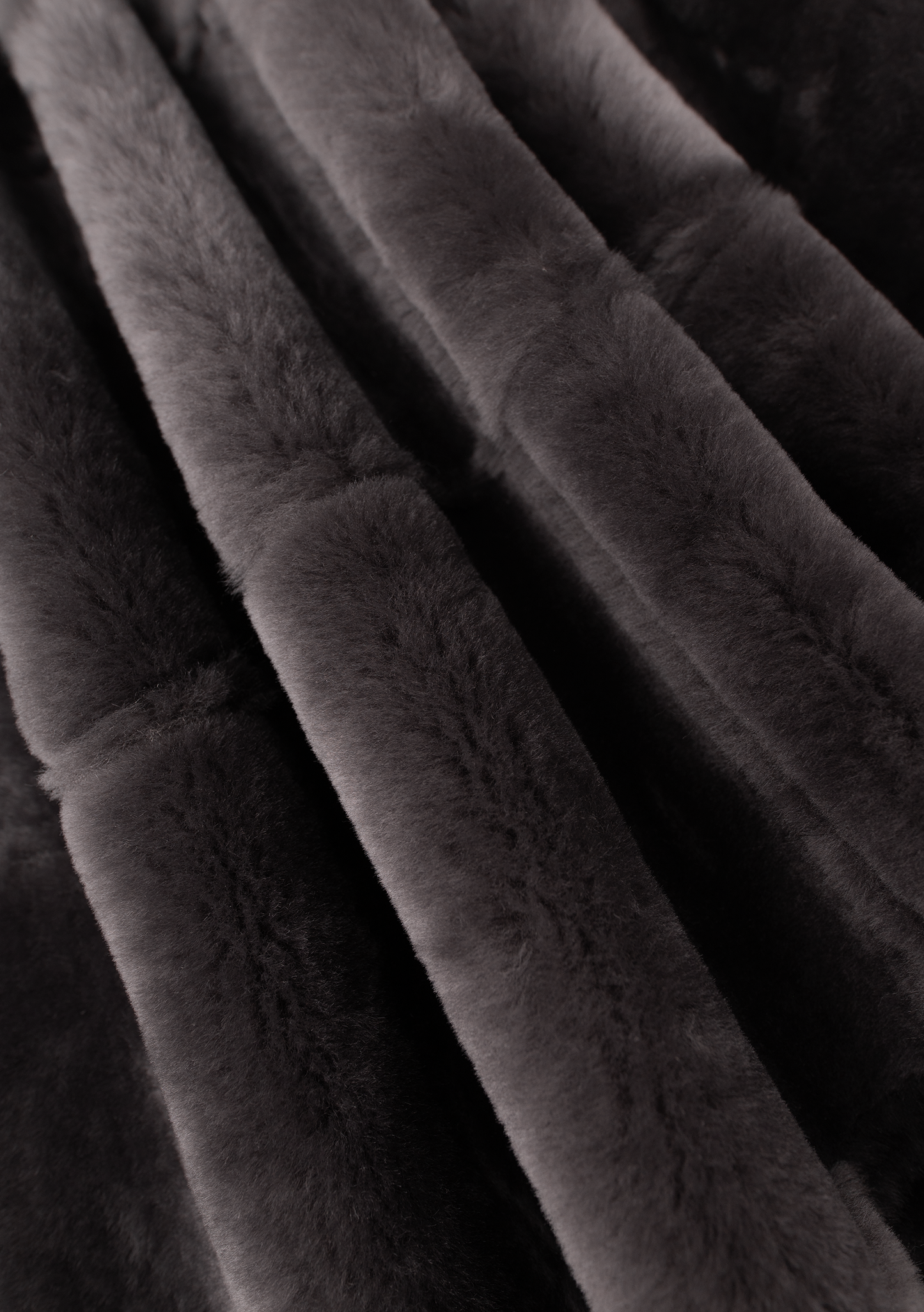 Shearling jas van suede | FULL_WIDTH | Grijs