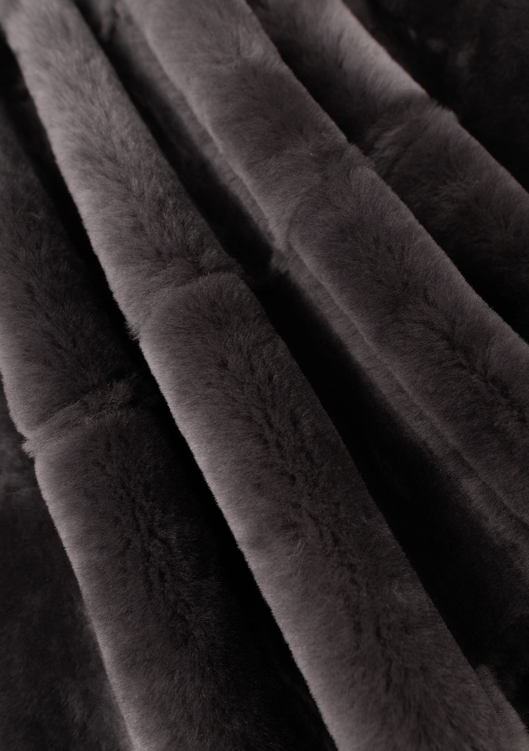Shearling jas van suede | FULL_WIDTH | Grijs