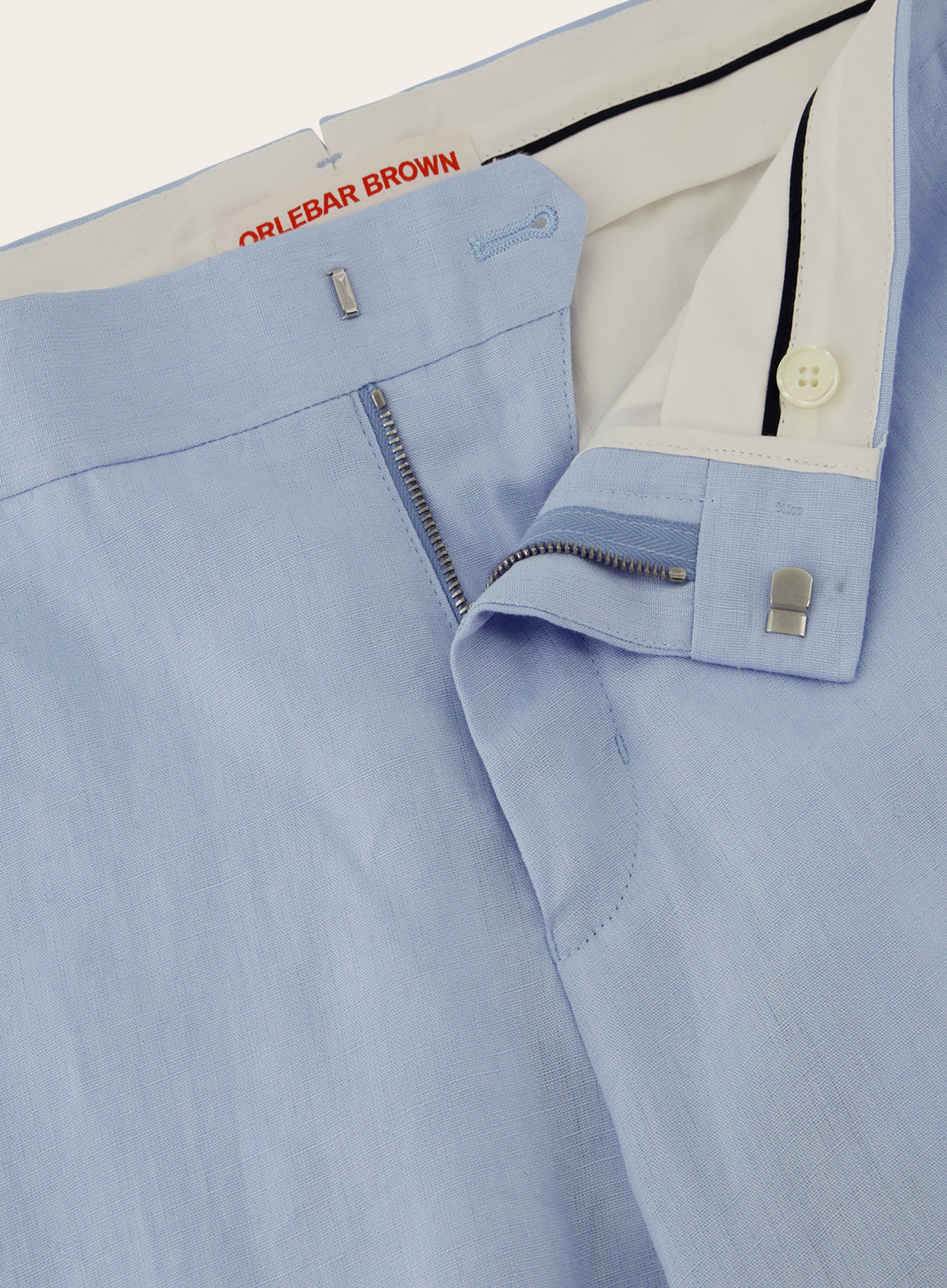 Griffon pantalon van linnen | FULL_WIDTH | L.Blauw