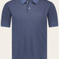 Regular-fit piqué stretch polo | BLUE NAVY