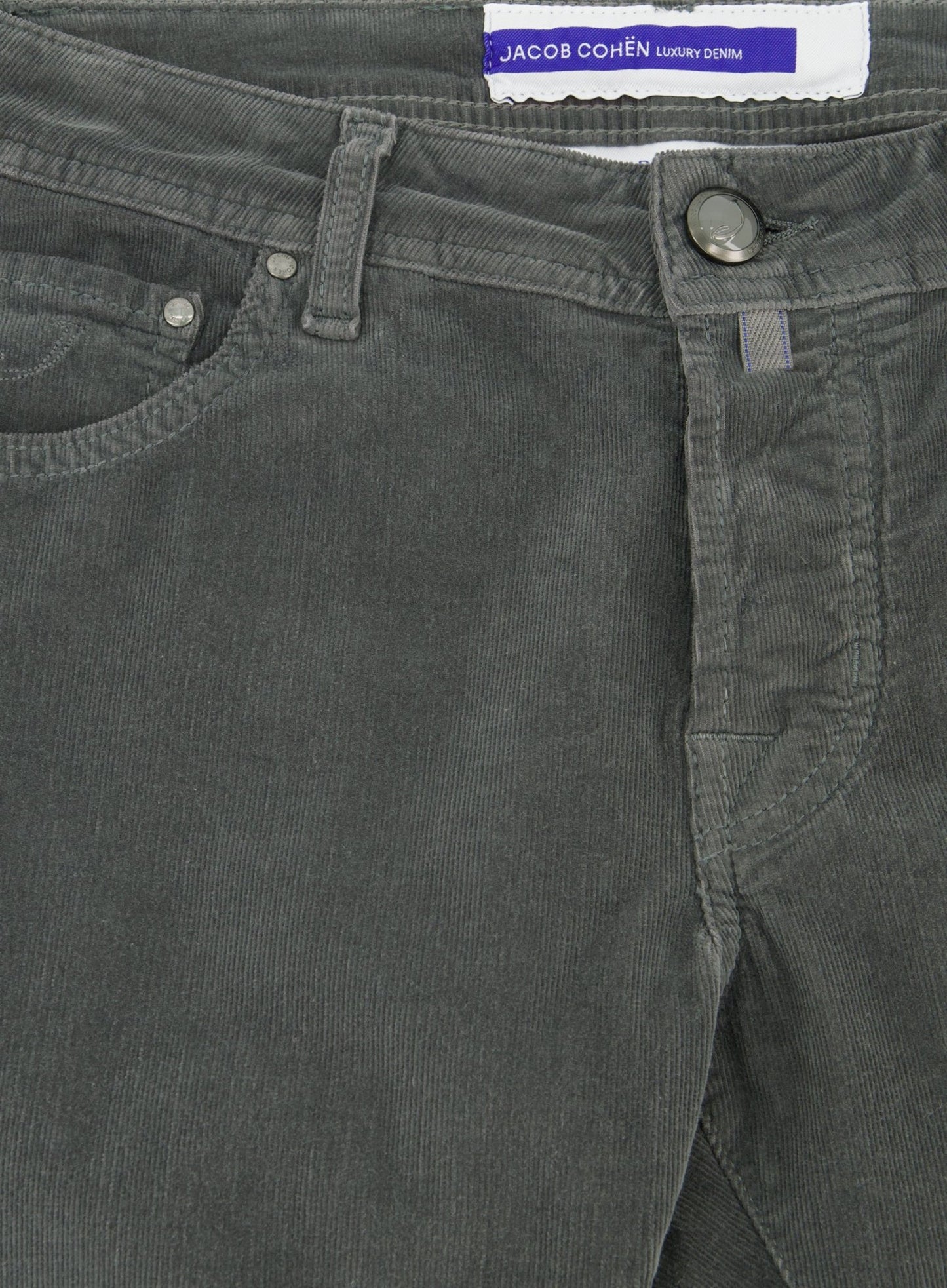 Nick Slim-fit Geribde Jeans | Grijs