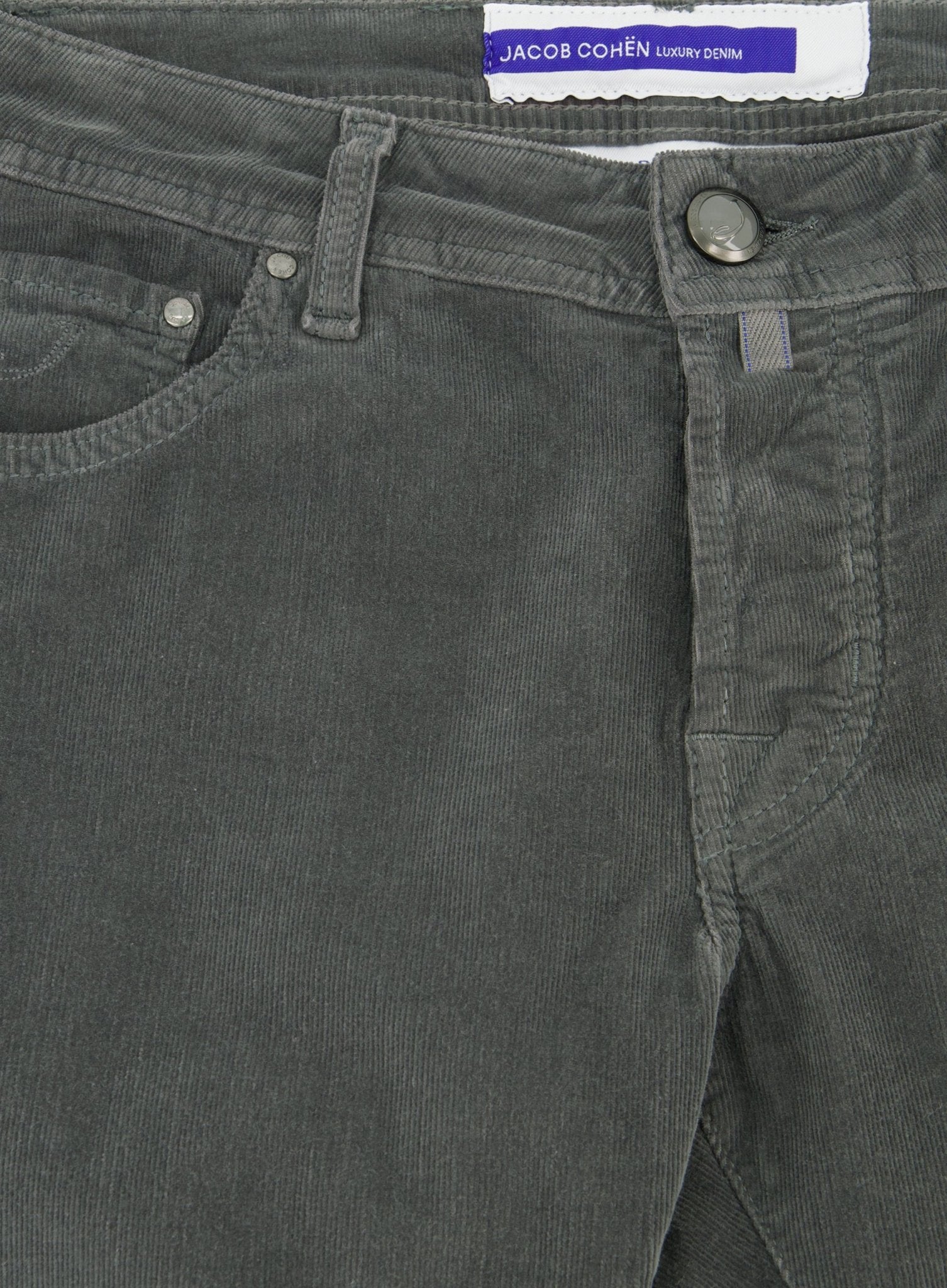 Nick Slim-fit Geribde Jeans | FULL_WIDTH | Grijs